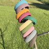 Silicone Rings – 10 Pack, Tree Pattern – Women, Multicolor, Dersa