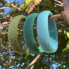 Silicone Rings – 3 Pack JUNGLE, Tree Pattern – Women, Multicolor, Dersa