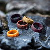 Silicone Rings – 5 Pack SPRING, Tree Pattern – Women, Multicolor, Dersa