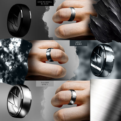 Unboxing Dersa silicone rings with elegant packaging