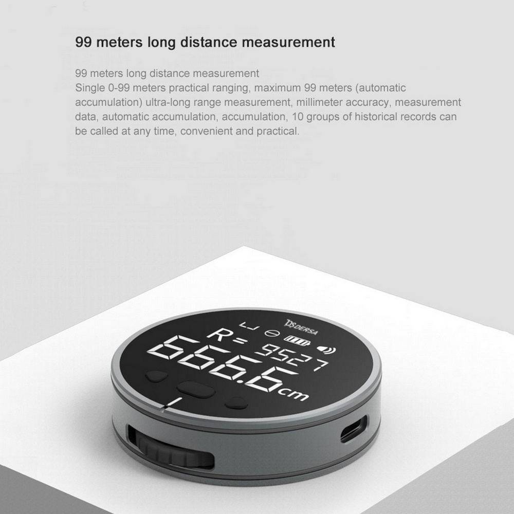 Distance Measuring Instrument Electronic Measuring Ruler Tape Measure High Definition Digital Lcd High Precision Electronic Measuring Ruler Tool