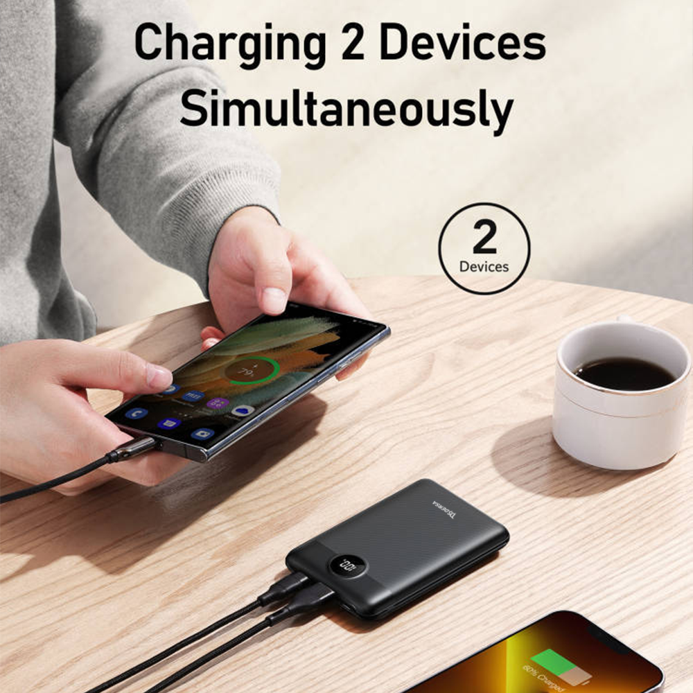 Mini Power Bank 10000mAh, 22.5W Fast Charging Small Portable Charger With P D 3.0 & Qc 3.0, Usb C Slim Compact Charger, Dual Output Compatible With ,Travel Must Haves