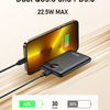 Mini Power Bank 10000mAh, 22.5W Fast Charging Small Portable Charger With P D 3.0 & Qc 3.0, Usb C Slim Compact Charger, Dual Output Compatible With ,Travel Must Haves